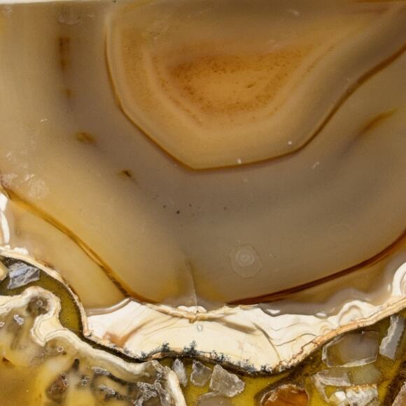 Z Gallerie Marble And Agate Tray Cheese Board Crystal Display Table Charcuterie - Picture 8 of 8